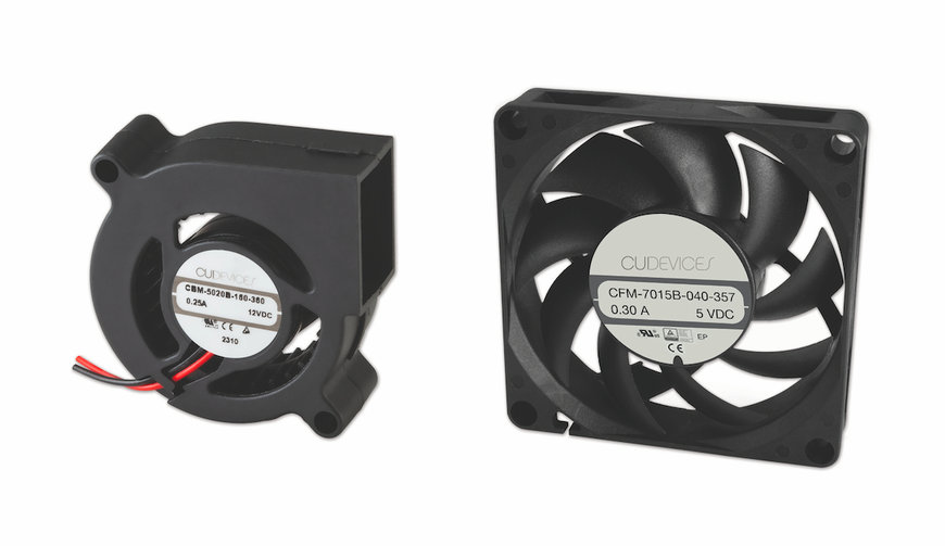 CUI Devices Expands Dc Fans and Blowers Lines with New Smaller Frame Sizes